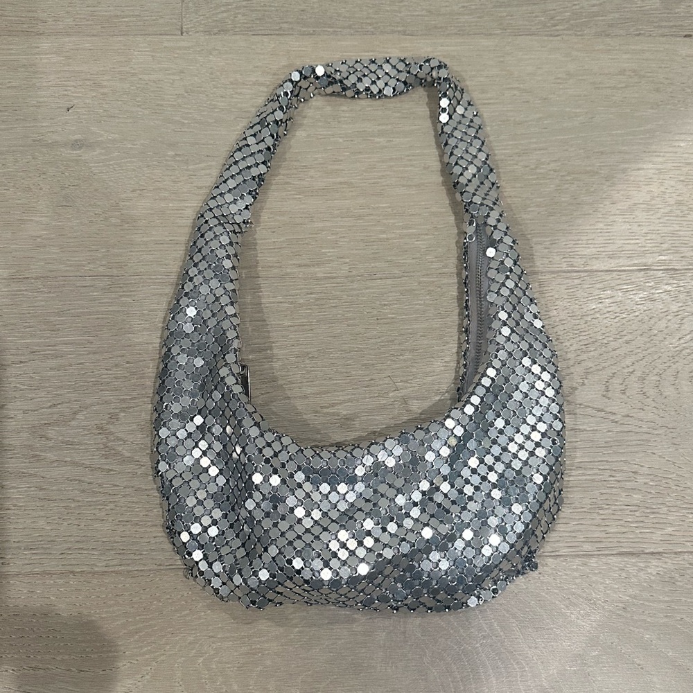 Silver Zara bag